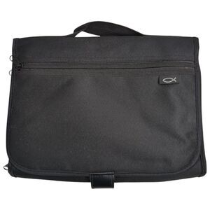 Inspirio By Zondervan Black Fabric Zipper Bible Case Cover Size XL Inside Pocket